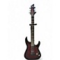 Used Schecter Guitar Research OMEN ELITE BLACK CHERRY BURST  Solid Body Electric Guitar thumbnail