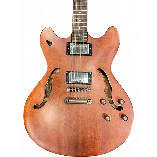 Used Washburn HB32DM Natural Hollow Body Electric Guitar