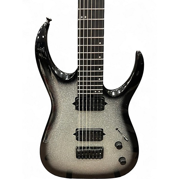 Used Jackson Pro Series Misha Mansoor Signature Juggernaut HT7FM SILVER BURST Solid Body Electric Guitar