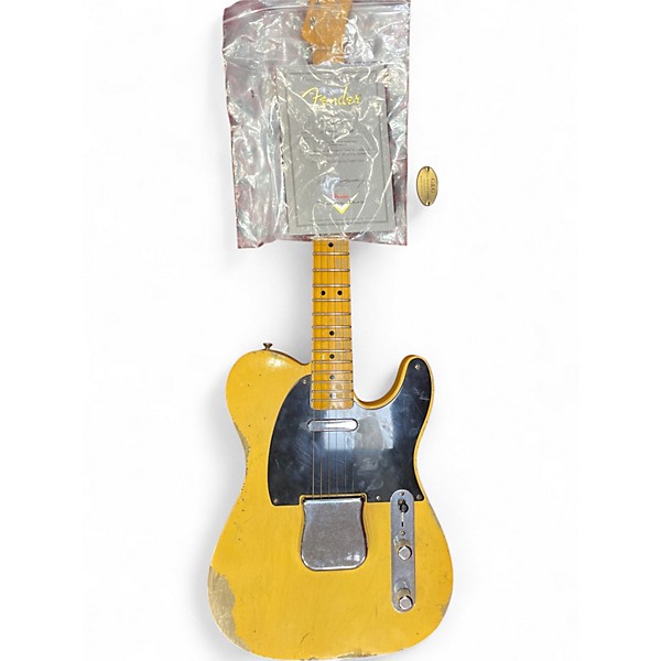 Used Fender 1951 Relic Telecaster Butterscotch Solid Body Electric Guitar