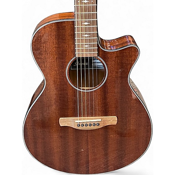 Used Ibanez AEG62 Natural Acoustic Electric Guitar