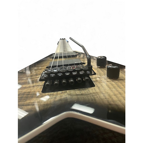 Used Dean VENGEANCE SELECT V Trans Black Solid Body Electric Guitar