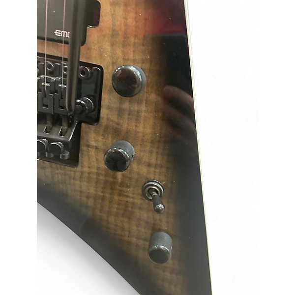 Used Dean VENGEANCE SELECT V Trans Black Solid Body Electric Guitar