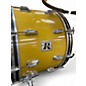 Vintage 1976 Rogers 3 Piece CITADEL Yellow Drum Kit