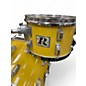 Vintage 1976 Rogers 3 Piece CITADEL Yellow Drum Kit
