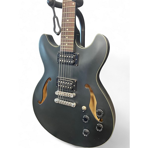 Used Ibanez AS73B Artcore Black Hollow Body Electric Guitar