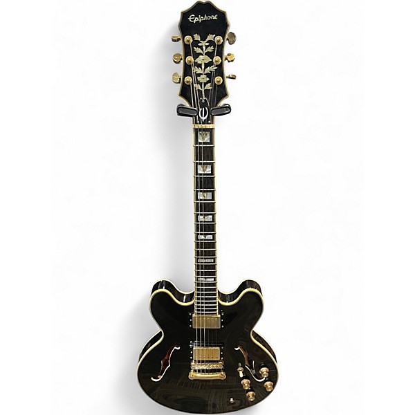 Used Epiphone Sheraton II PRO EB Ebony Hollow Body Electric Guitar