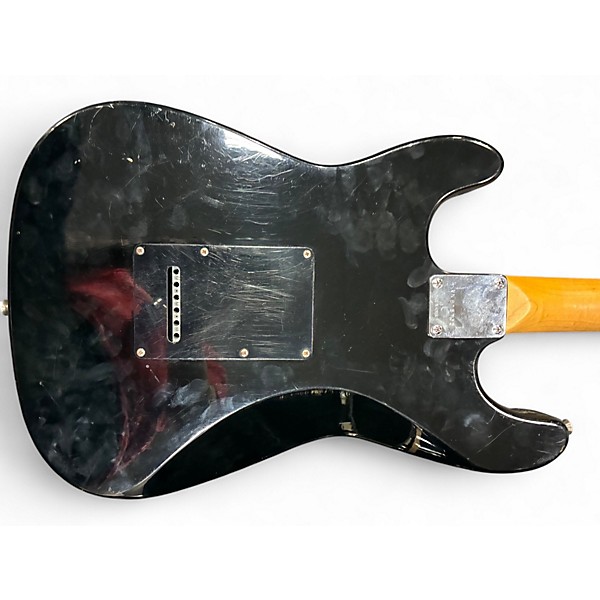 Used Squier Standard Stratocaster Black Solid Body Electric Guitar