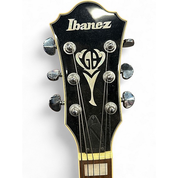 Used Ibanez GB 10EM Butterscotch Hollow Body Electric Guitar