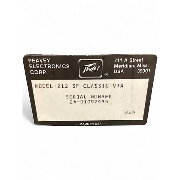 Used Peavey VTX Classic  Tube Guitar Combo Amp