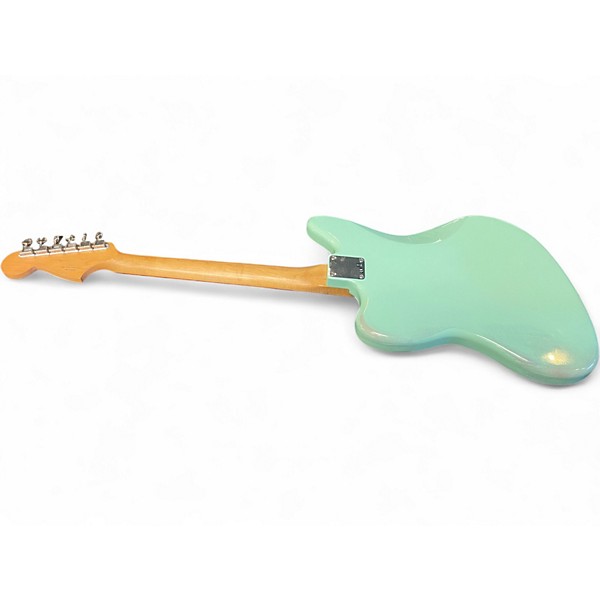 Used Fender Vintera 60s Jaguar Modified Surf Green Solid Body Electric Guitar