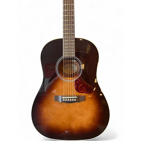 Used Guild DS 240 3 Color Sunburst Acoustic Guitar