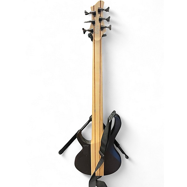 Used Ibanez BTB606 Trans Gray Electric Bass Guitar