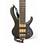 Used Ibanez BTB606 Trans Gray Electric Bass Guitar