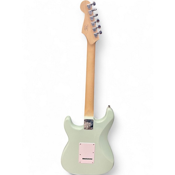 Used Squier Standard Stratocaster Surf Green Solid Body Electric Guitar
