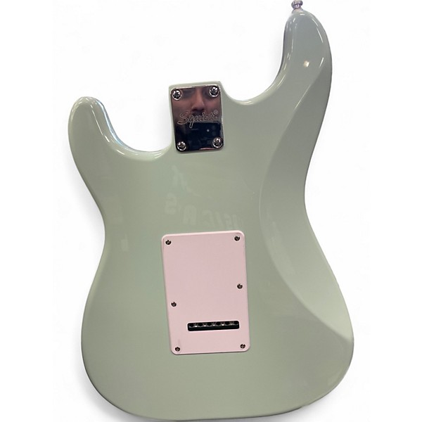 Used Squier Standard Stratocaster Surf Green Solid Body Electric Guitar