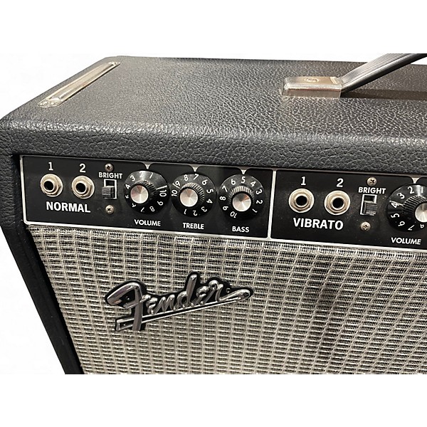 Used 2002 Fender 1965 Reissue Super Reverb 45W 4x10 Tube Guitar Combo Amp
