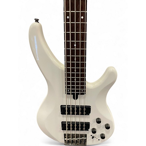 Used Yamaha TRBX305 White Electric Bass Guitar