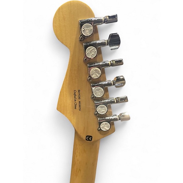 Used Squier Standard Stratocaster 2 Tone Sunburst Solid Body Electric Guitar