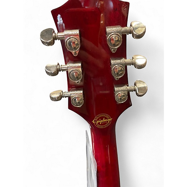 Used Epiphone Wildkat with Bigsby Cherry Hollow Body Electric Guitar