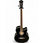 Used Ibanez AEB5E Black Acoustic Bass Guitar thumbnail