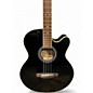Used Ibanez AEB5E Black Acoustic Bass Guitar