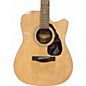 Used Yamaha FX335C Natural Acoustic Electric Guitar