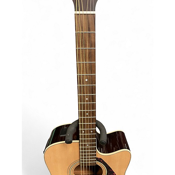 Used Yamaha FX335C Natural Acoustic Electric Guitar