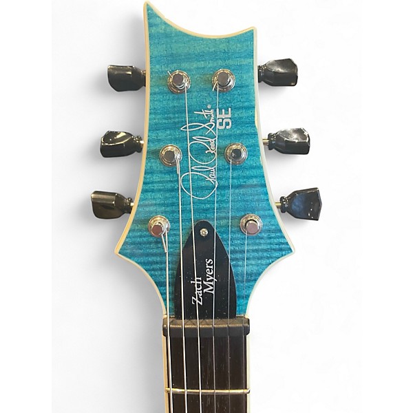 Used PRS Zach Myers Signature SE Ocean Turquoise Solid Body Electric Guitar