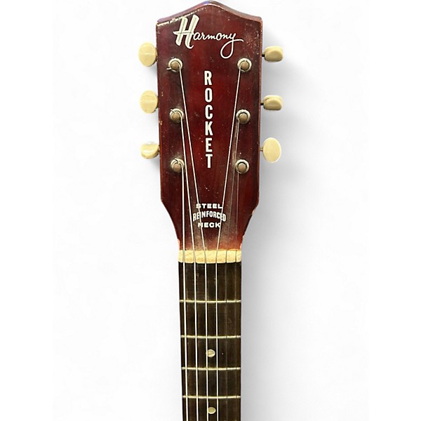 Used Harmony H59 ROCKET RED Hollow Body Electric Guitar