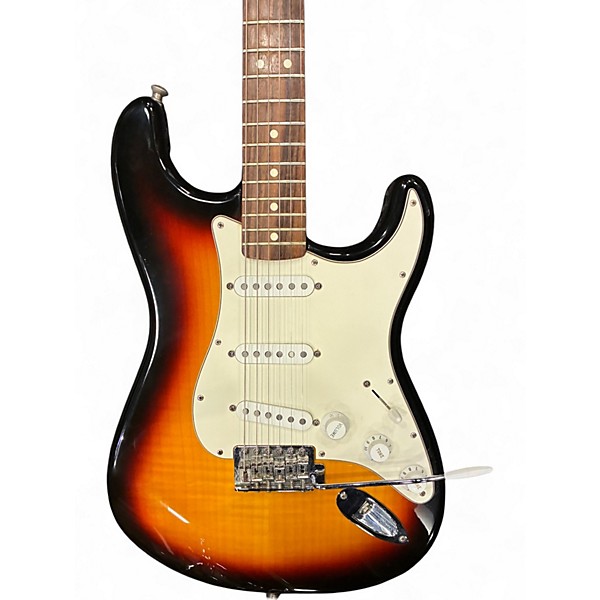 Used 2006 Fender FSR Standard Stratocaster 3 Color Sunburst Solid Body Electric Guitar