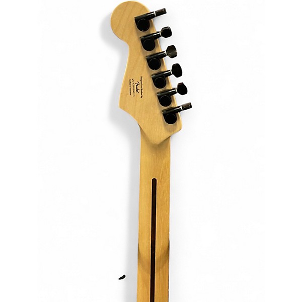 Used Squier Bullet Stratocaster HSS Black Solid Body Electric Guitar