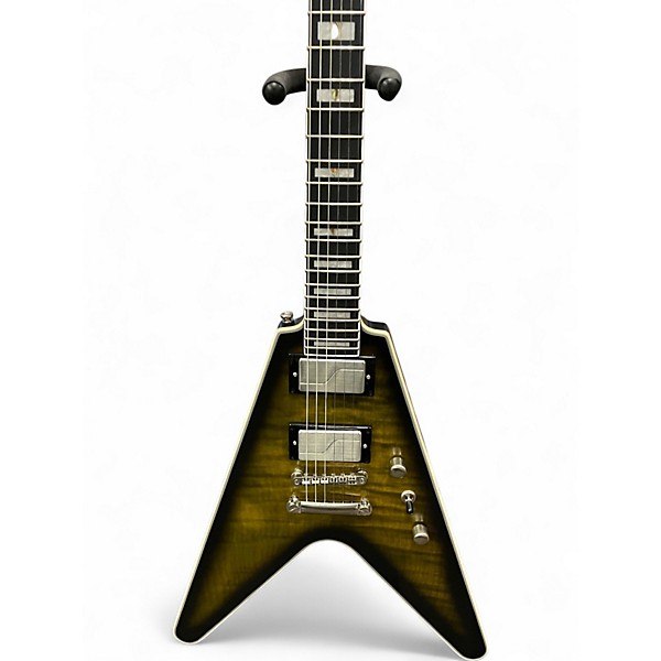 Used Epiphone Flying V Prophecy Yellow Tiger Solid Body Electric Guitar