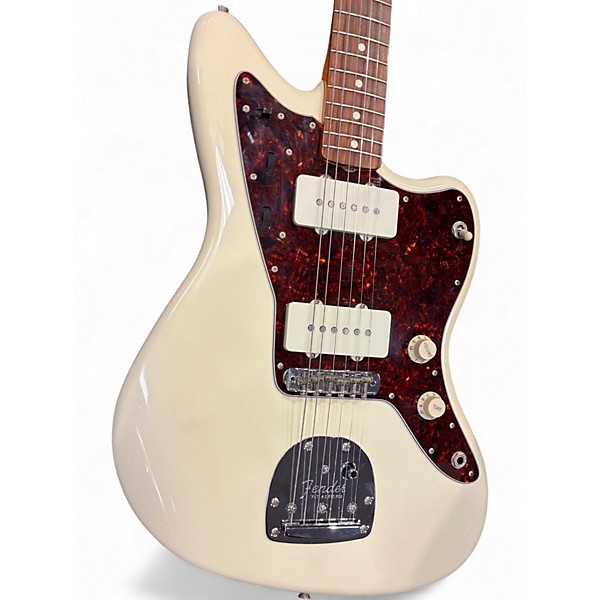 Used Fender Ventra 60's Jazzmaster Olympic White Solid Body Electric Guitar