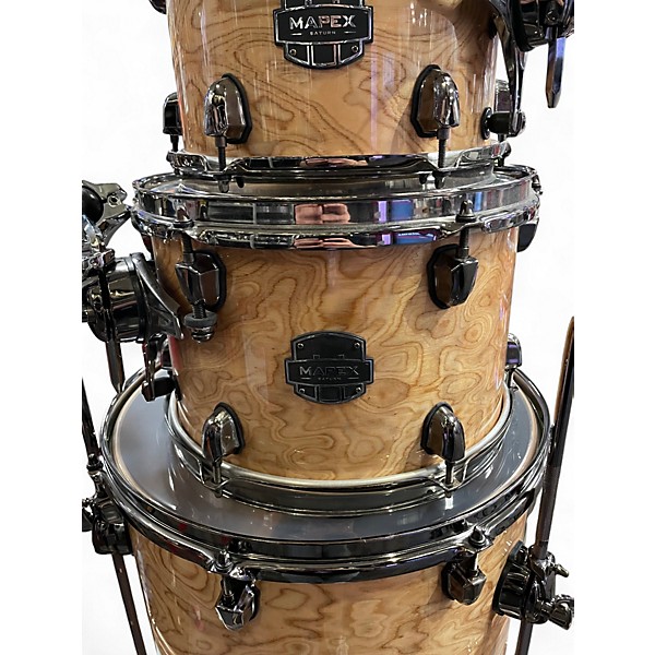 Used Mapex 4 Piece Saturn V Natural Drum Kit