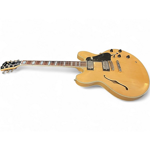 Used Washburn HB35 NATURAL Hollow Body Electric Guitar