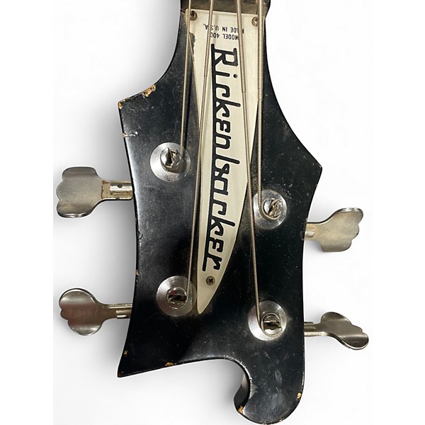 Vintage 1973 Rickenbacker 4001 Black Electric Bass Guitar