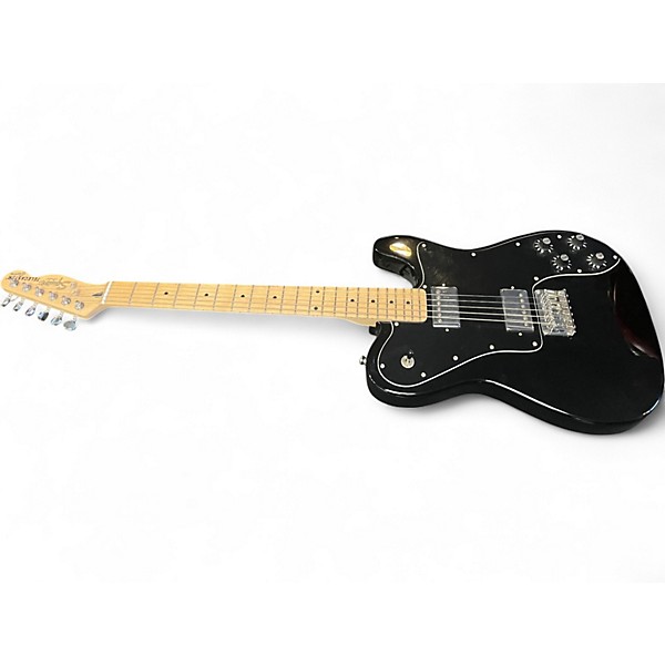 Used Squier Telecaster Custom BLACK Solid Body Electric Guitar