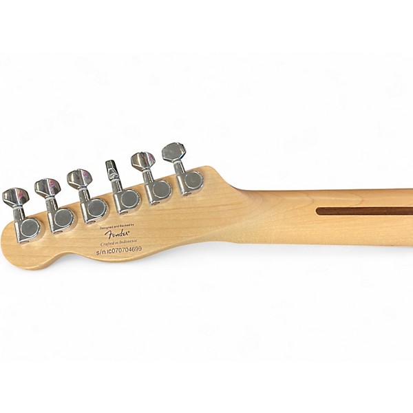 Used Squier Telecaster Custom BLACK Solid Body Electric Guitar