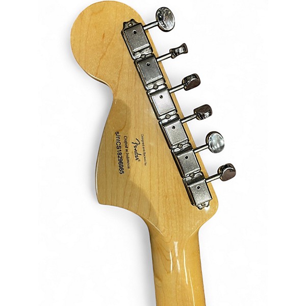 Used 2020s Squier Deluxe Stratocaster Blonde Solid Body Electric Guitar