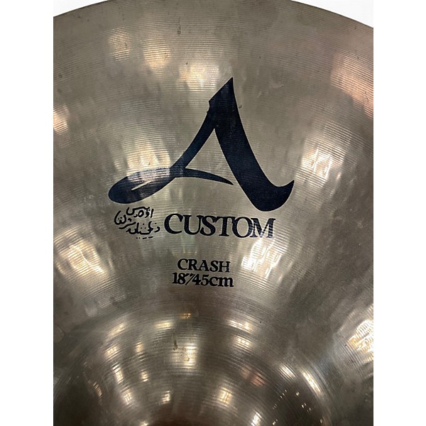 Used Zildjian 18in A Custom Crash Cymbal