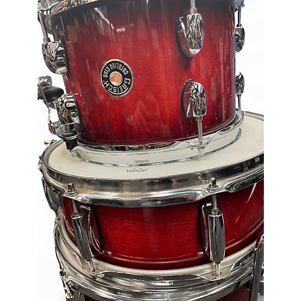 Used Gretsch Drums 4 Piece Catalina Club Jazz Series GLOSS CHERRY FADE Drum Kit