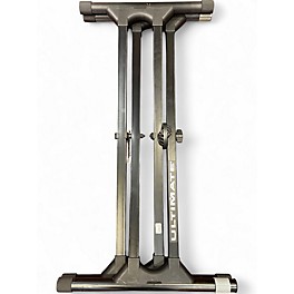Used Ultimate Support Double Braced Keyboard Stand