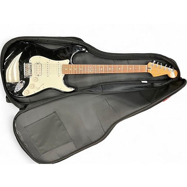 Used Fender Player Stratocaster HSS Black Solid Body Electric Guitar