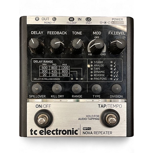 Used TC Electronic Nova Repeater Effect Pedal