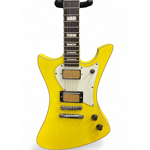 Used Puresalem La Bruja Yellow Solid Body Electric Guitar