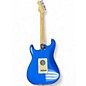 Used 2005 Fender American Standard Stratocaster Blue Solid Body Electric Guitar