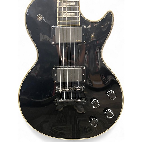 Used Epiphone MKH LES PAUL CUSTOM Black Solid Body Electric Guitar