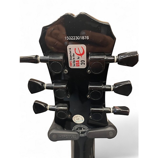 Used Epiphone MKH LES PAUL CUSTOM Black Solid Body Electric Guitar