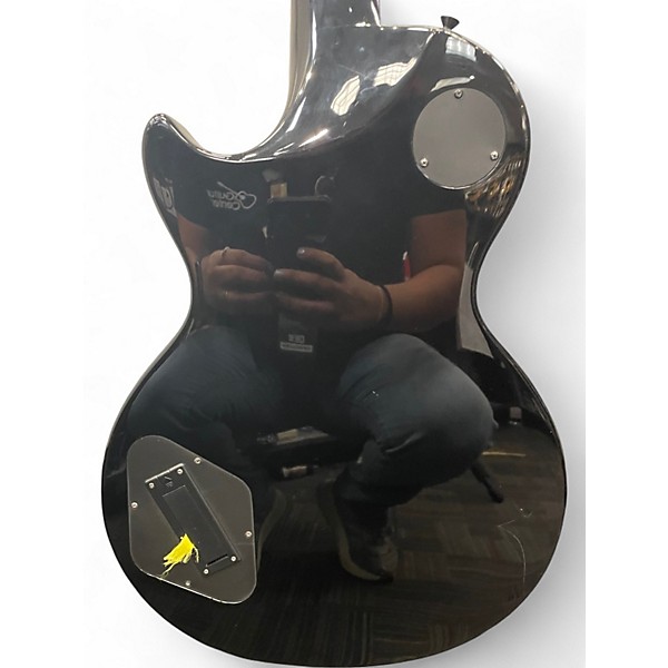 Used Epiphone MKH LES PAUL CUSTOM Black Solid Body Electric Guitar